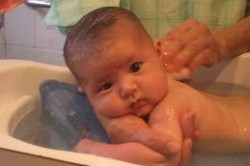 baño del bebé
