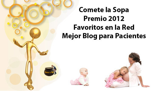 Tenemos el placer de comunicaros que acabamos de recibir el Premio "Favoritos en la Red 2012" en la categoría de Blogs para pacientes, que otorga Diario Médico, Correo Farmacéutico y DMedicina.