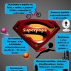 Infografía los poderes de superpapá