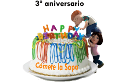 Logo cometelasopa cumpleaños