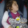 dormida en el coche