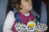 dormida en el coche