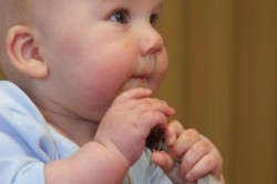 niño comiendo