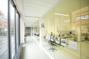 laboratorio para procesar muestras